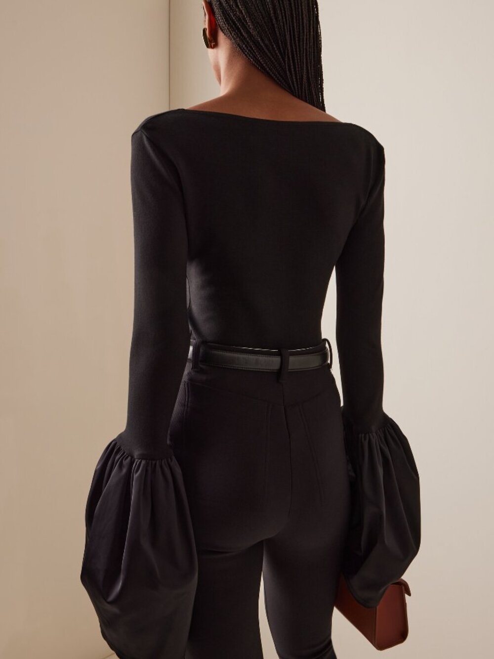 FRANÇOISE | NWOT | Lexi Bouffante-Sleeve Cotton Top, Size: FR36 - Picture 3 of 13